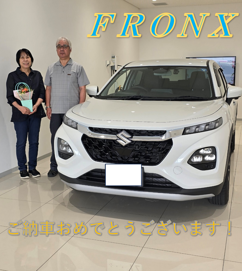 フロンクス　ご納車おめでとうございます！